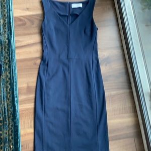 MM LaFleur blue pencil dress